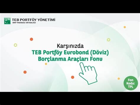 TPL TEB Portföy Eurobond (Döviz) Borçlanma Araçları Fonu.